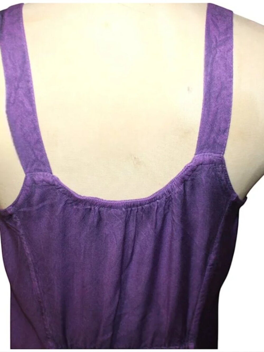 RAYA SUN Boho Summer Dress Sz S Tie Dye Hippie Sundress Coverup Beachy Coastal - Picture 7 of 11